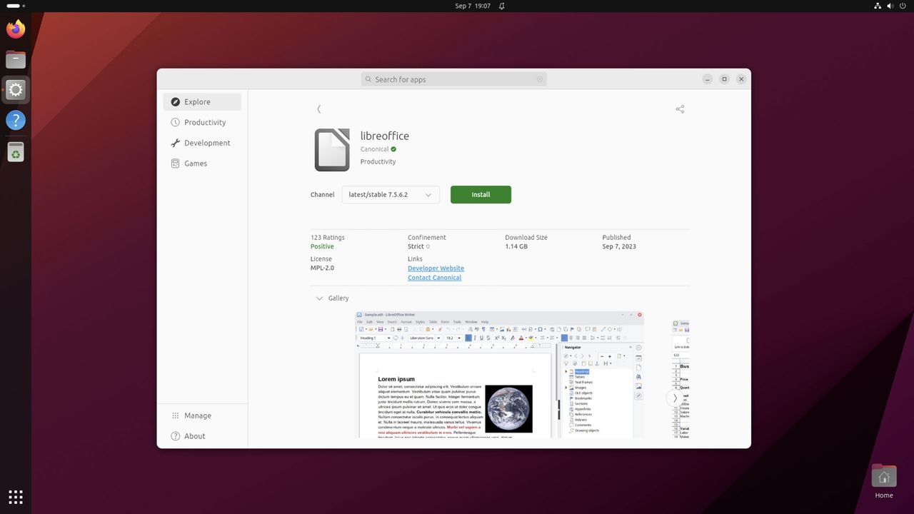 App Center aplikacja