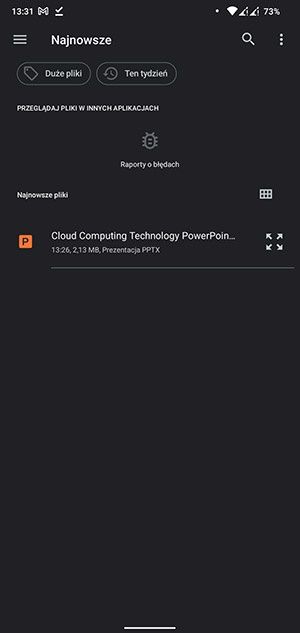 Edycja prezentacji PowerPoint na telefonie