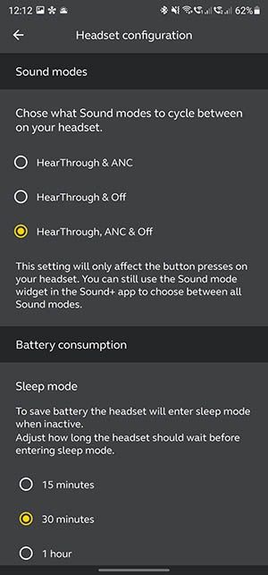 Jabra Sound+ aplikacja 4