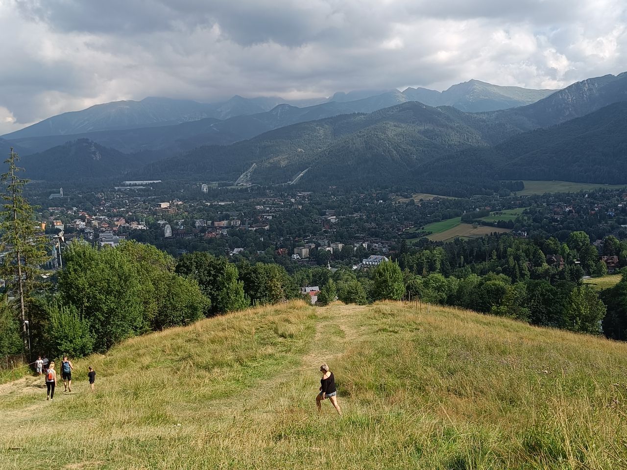Polana widokowa przy czarnym szlaku