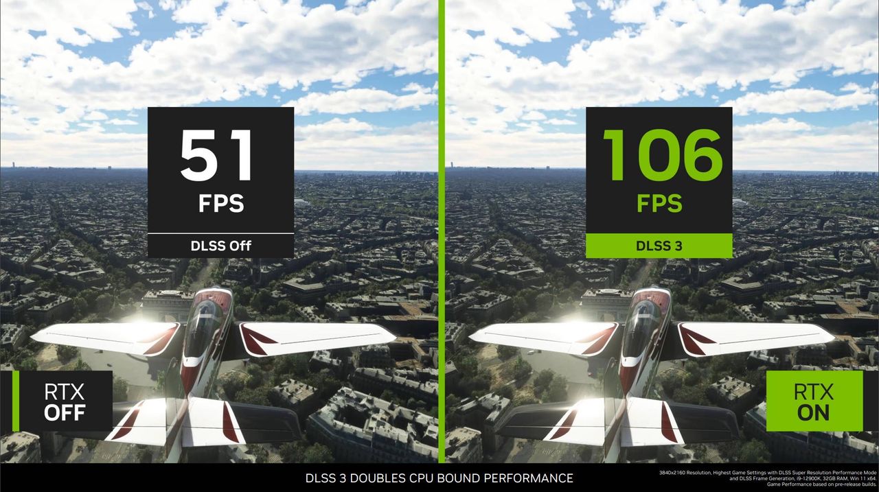 NVIDIA DLSS 3 - wydajność w grze