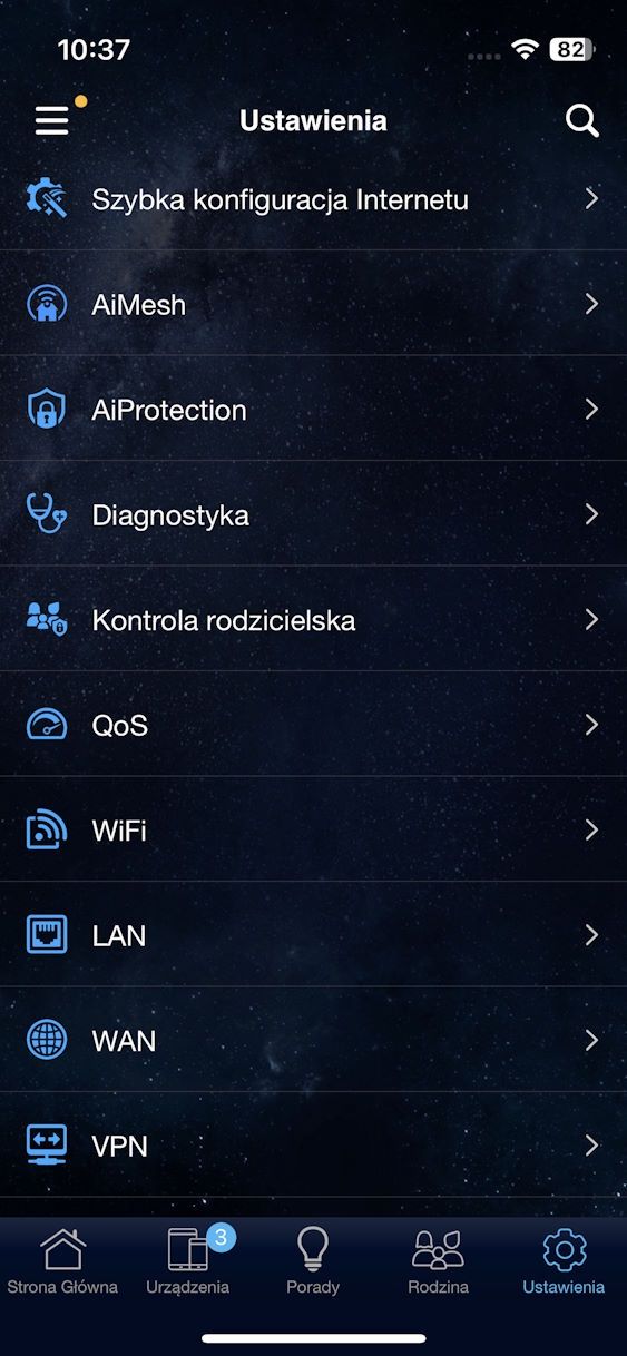 ASUS ZenWiFi XD5 - aplikacja mobilna 3