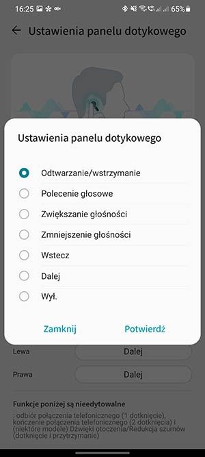 aplikacja na telefon LG Tone