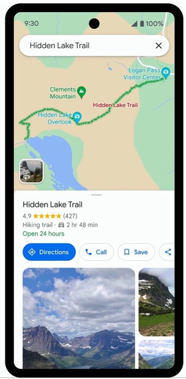 Parki narodowe w Mapach Google