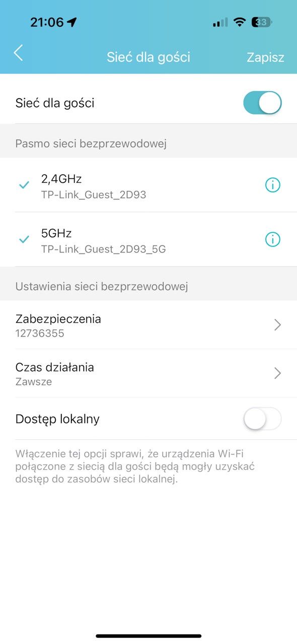 TP-Link Archer AX 80 - aplikacja mobilna 4