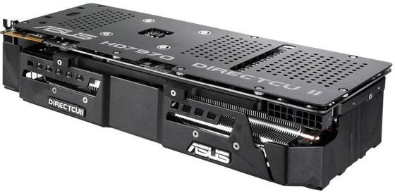 karta graficzna ASUS Radeon HD 7970 DirectCU II - płytka backplate