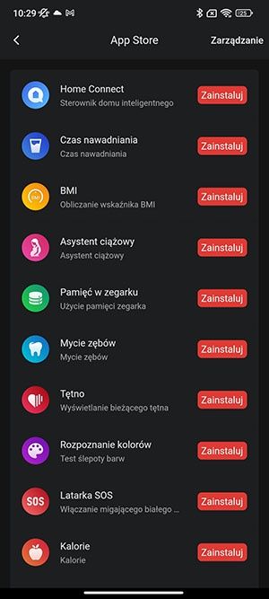 Aplikacja Zepp - Amazfit