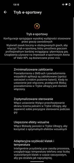 tryb e-sport