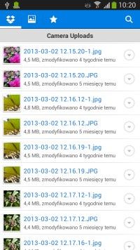 Aplikacja dropbox
