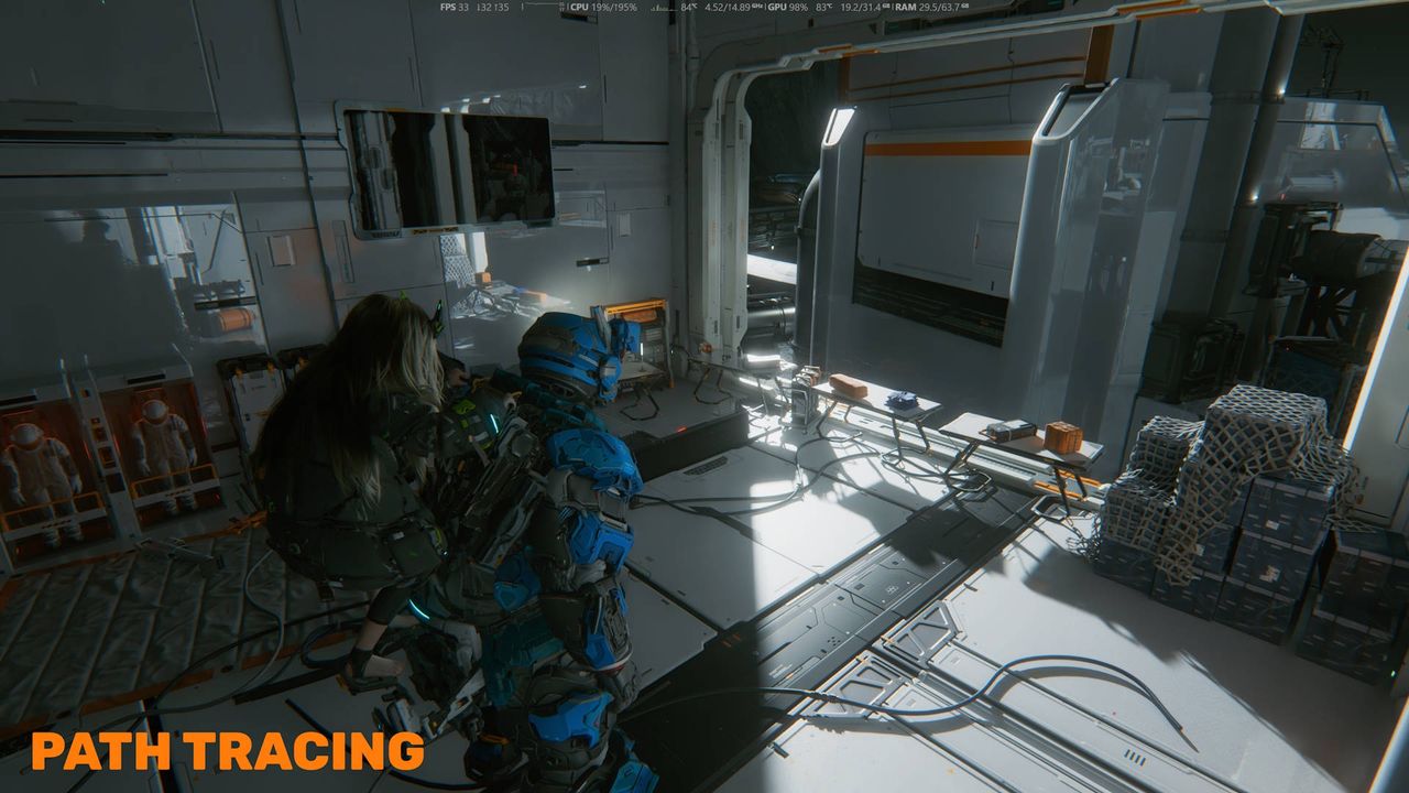 Pragmata - Porównanie 1 = Path Tracing