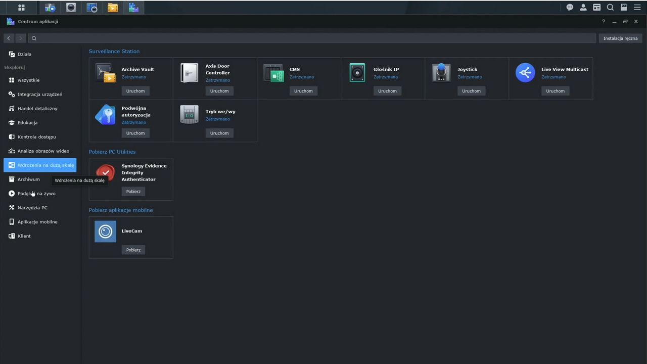 Synology VisualStation VS600HD - wdrożenia