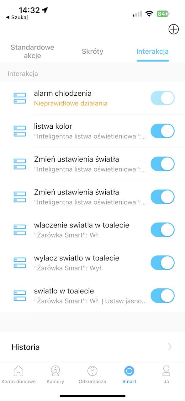 TP-Link Tapo Smart - konfiguracja interakcji 5
