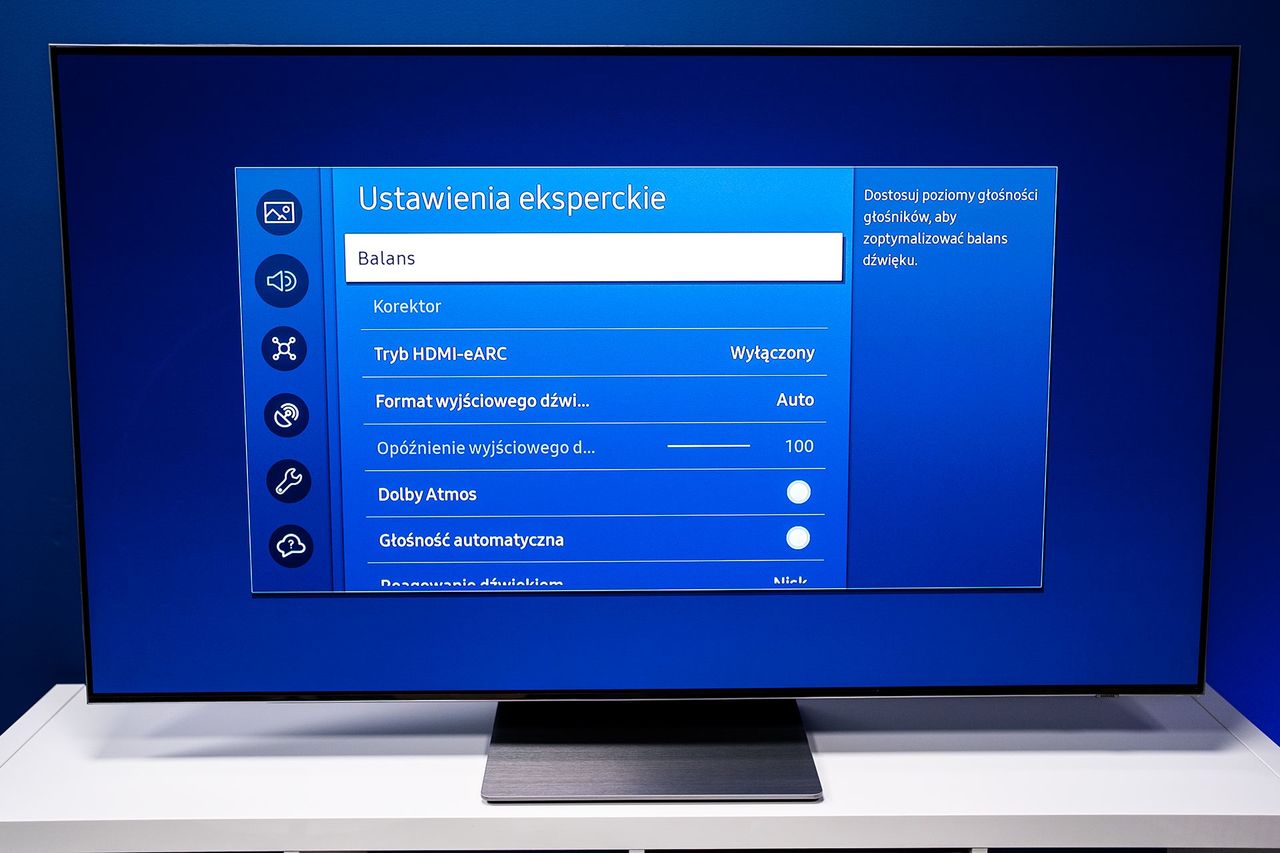 Samsung S95B - 55 cali - ustawienia dźwięku