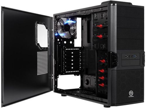 obudowa Thermaltake V3 BlacX Edition z otwartą ścianką boczną