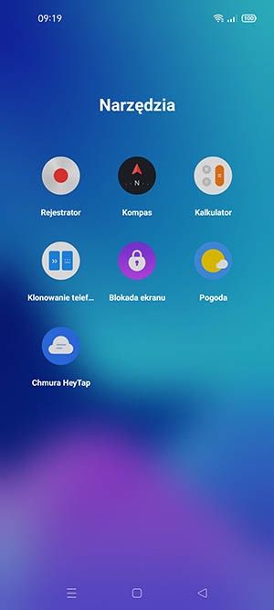 realme GT narzędzia