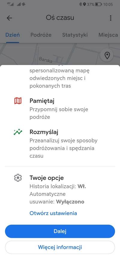 zapisywanie lokalizacji można wyłączyć