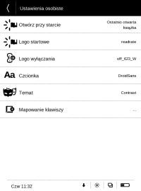 Ustawienia systemowe