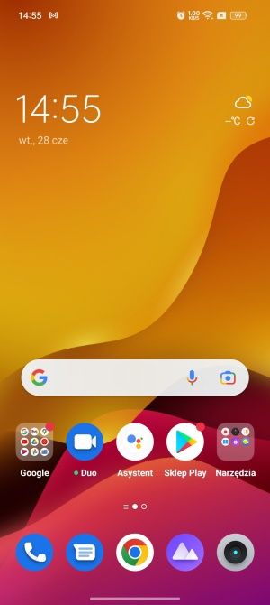 Tak prezentuje się interfejs realme UI.