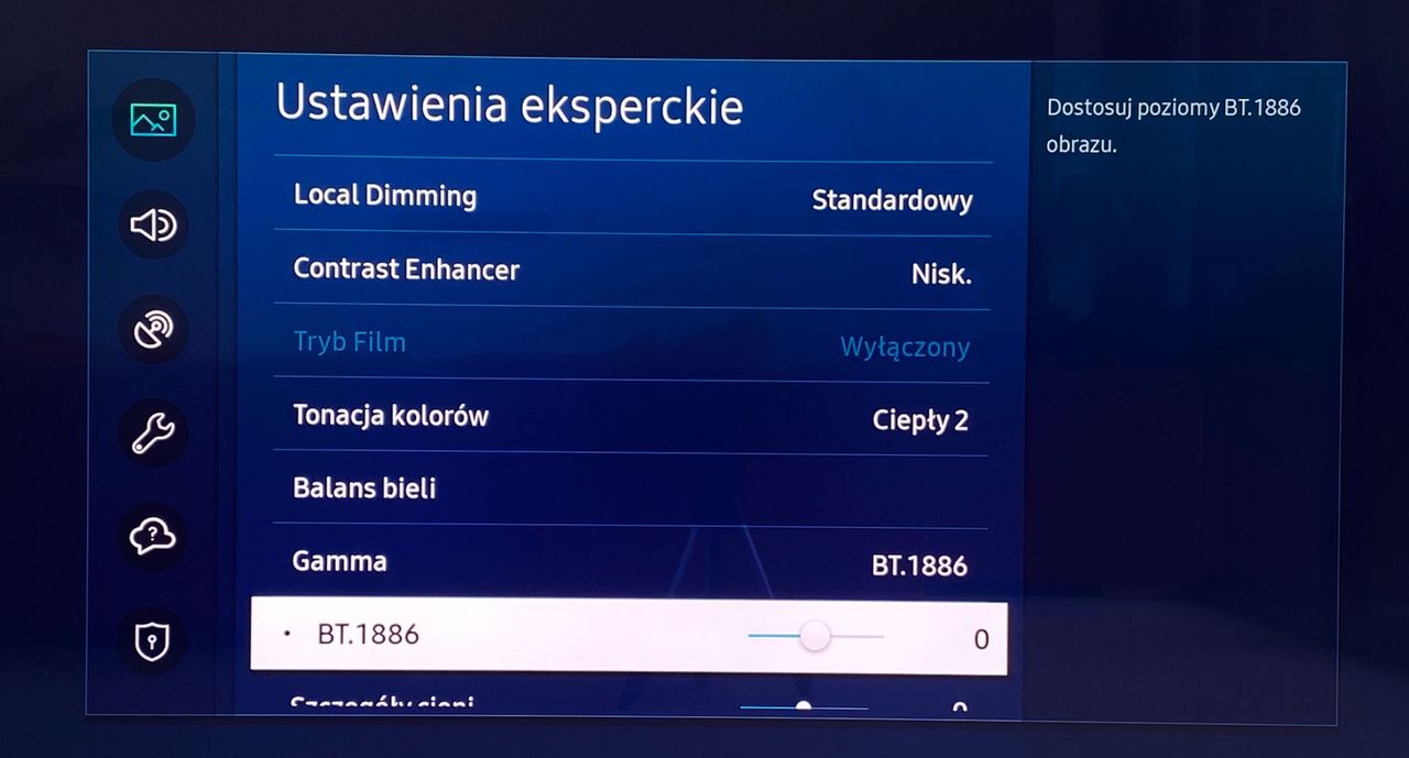 Samsung Neo QLED QN900A 75 - ustawienia obrazu 2
