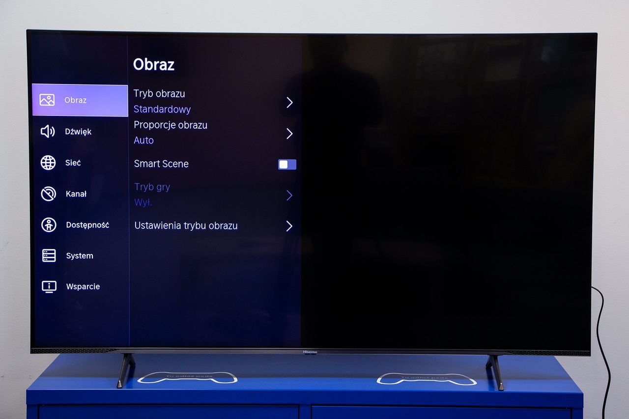 Hisense E7 Pro (55E7KQ) - VIDAA ustawienia 1