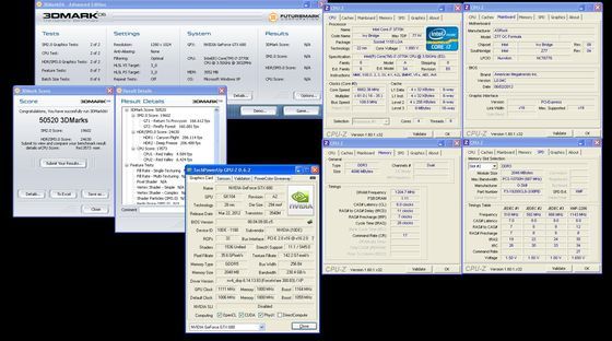 ASRock Z77 OC Formula płyta gł&oacute;wna rekord 3DMark 2006 NickShih zrzut ekranu
