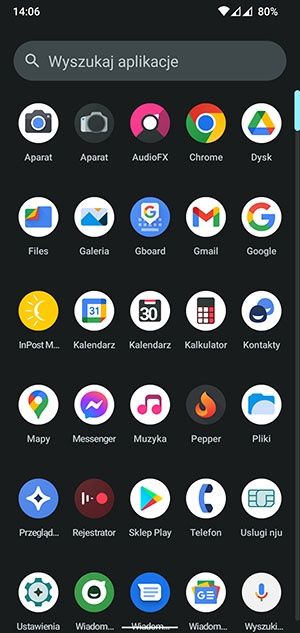 LineageOS 19 aplikacje