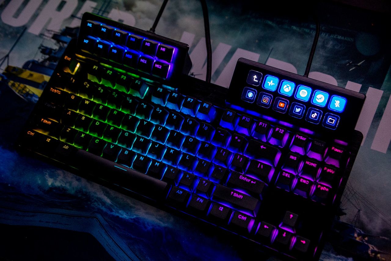 Mountain DisplayPad i MacroPad - podświetlenie