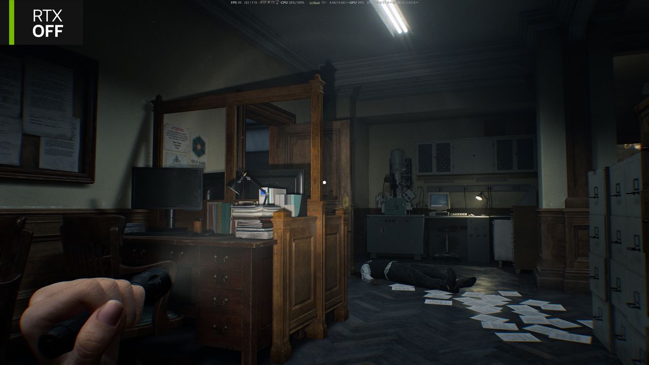 Resident Evil Requiem - porównanie Path Tracing nr 5 - PT OFF