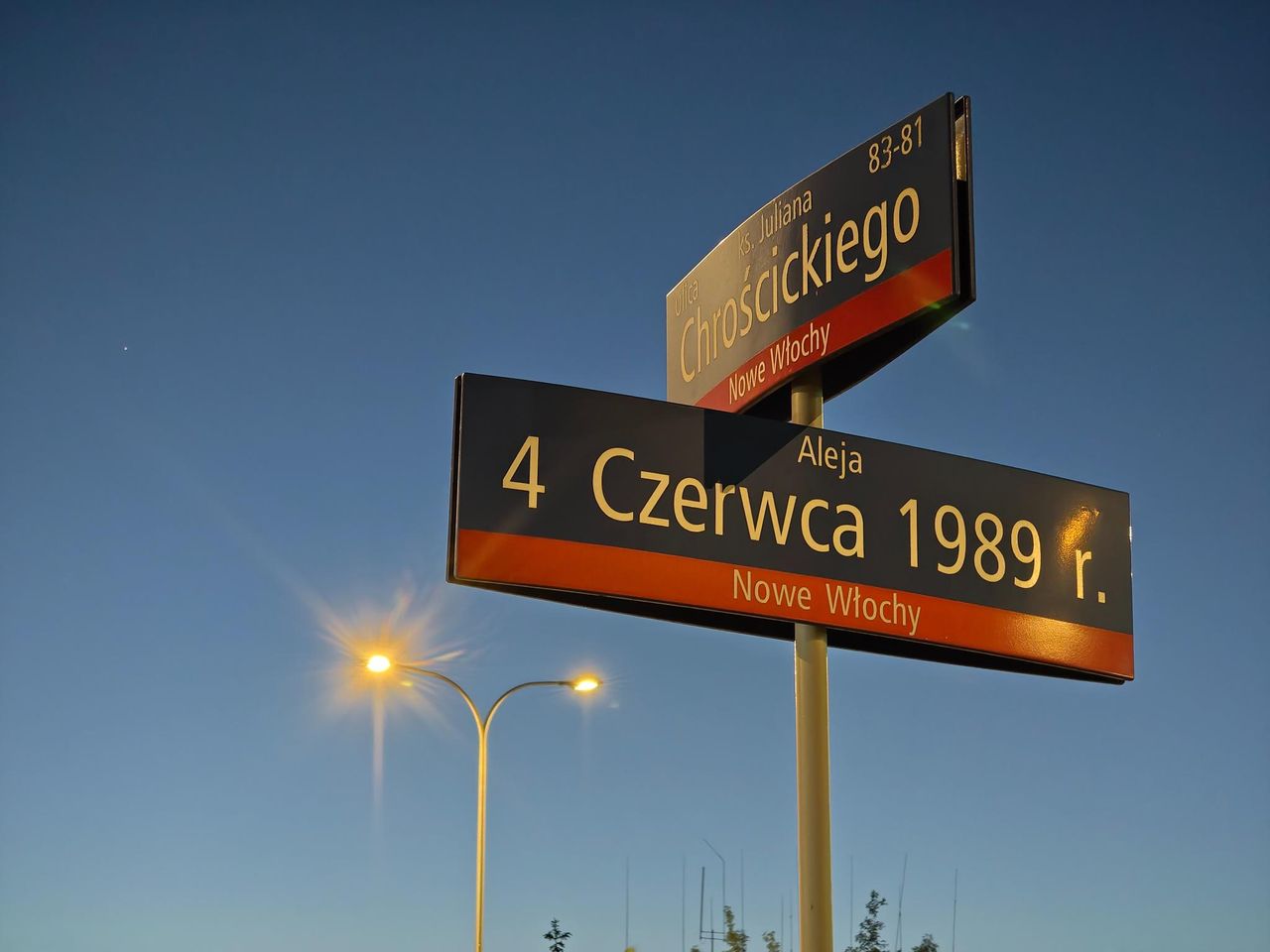 Przykładowe zdjęcie nocne z aparatu tele