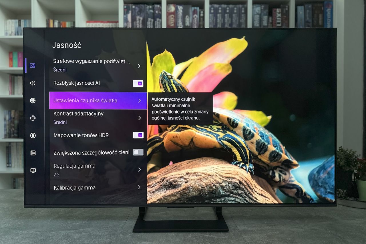 Hisense ULED 65U78Q - zaawansowane ustawienia jasności