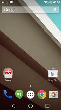 Android L - pulpit