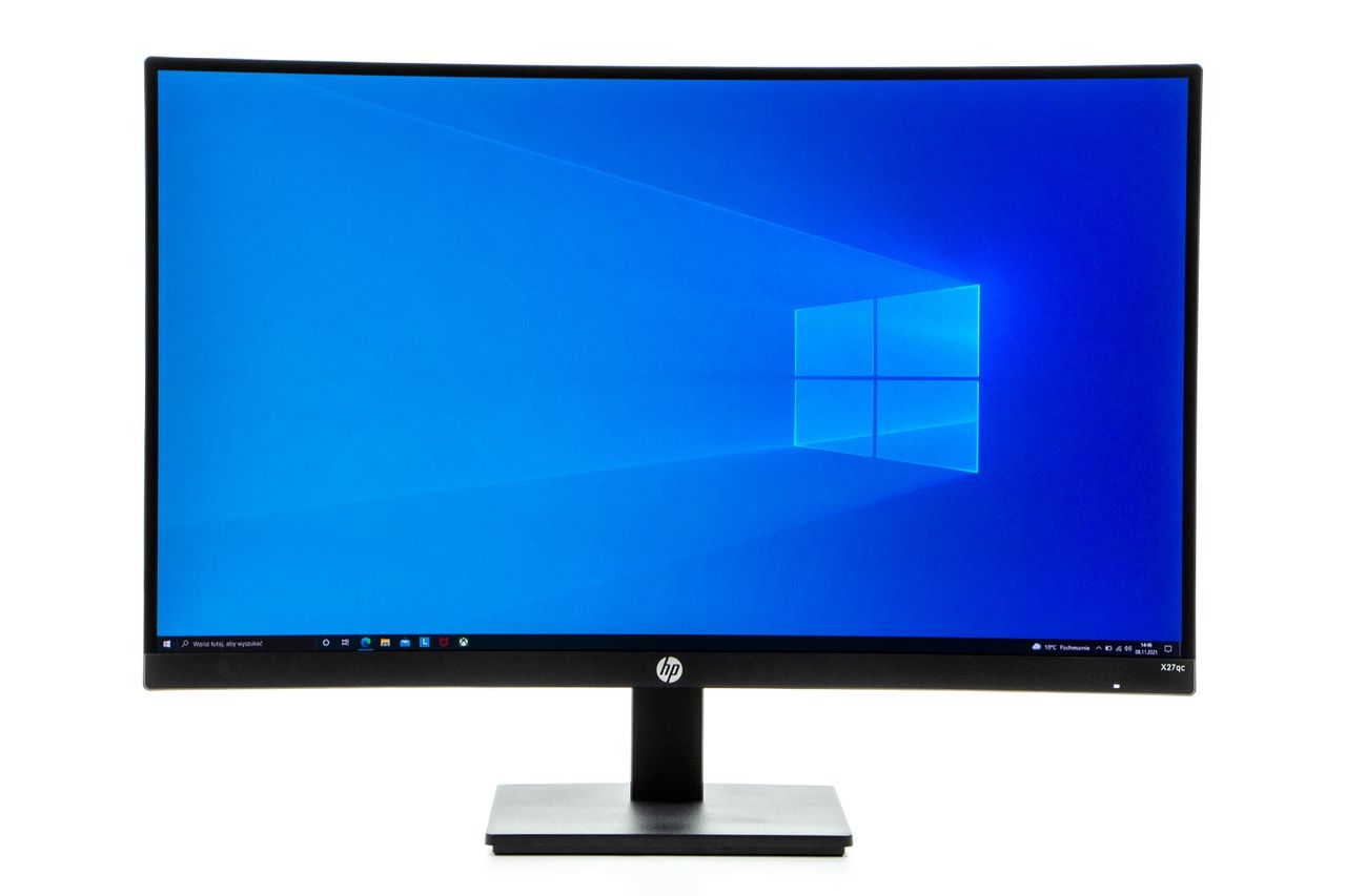 HP X27QC - z przodu