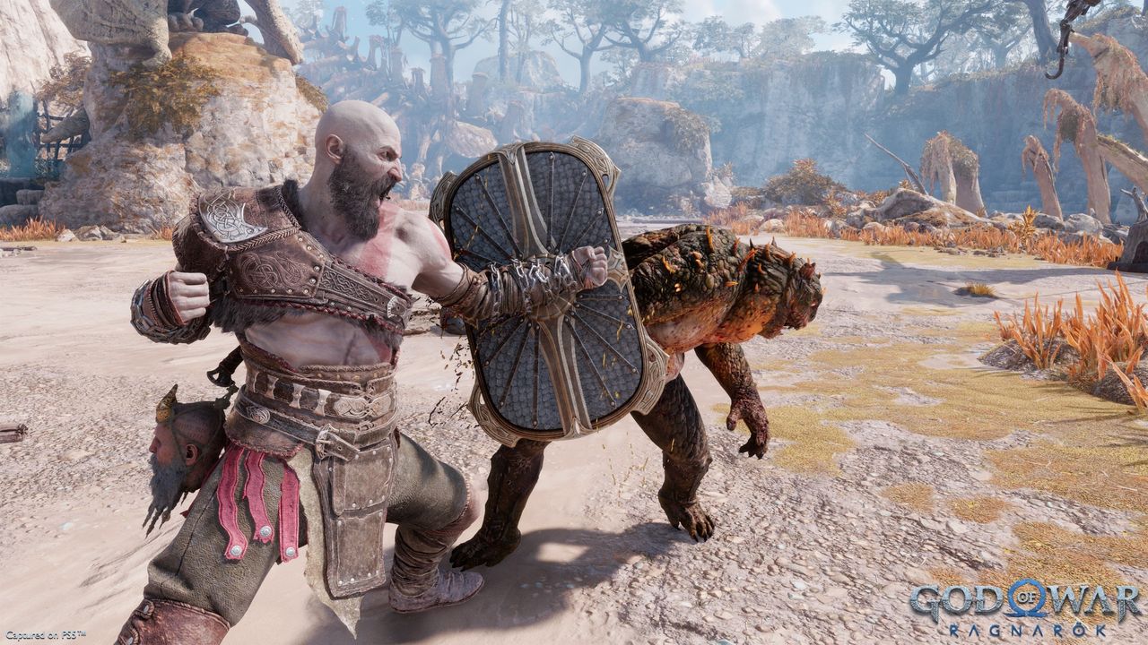 God of War: Ragnarok - blok