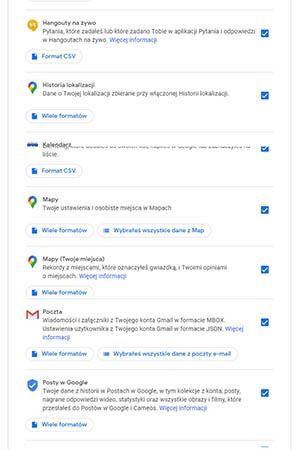 Google Takeout 2