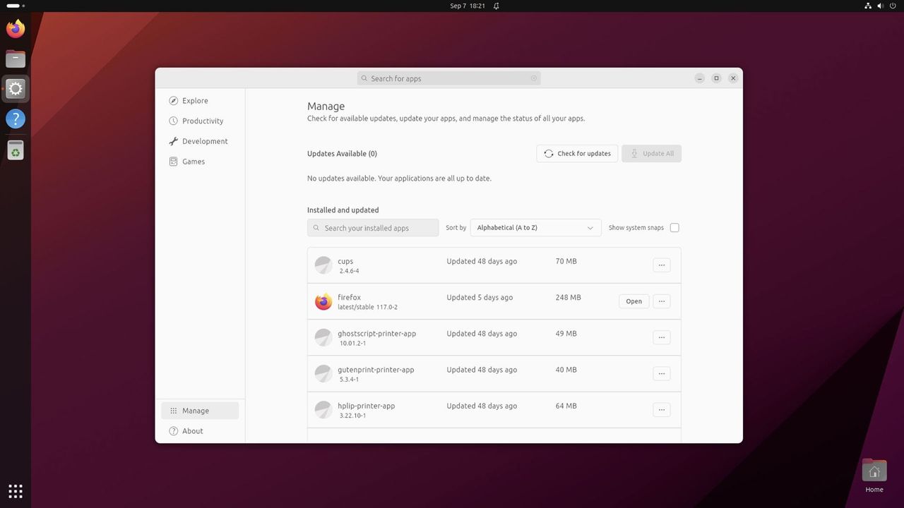 App Center zarządzanie