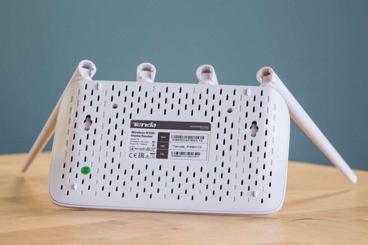 Tenda F6 - od spodu