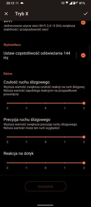 ROG Phone 6 Pro tryby systemu