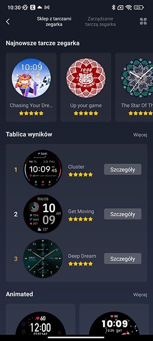 Aplikacja Zepp - Amazfit