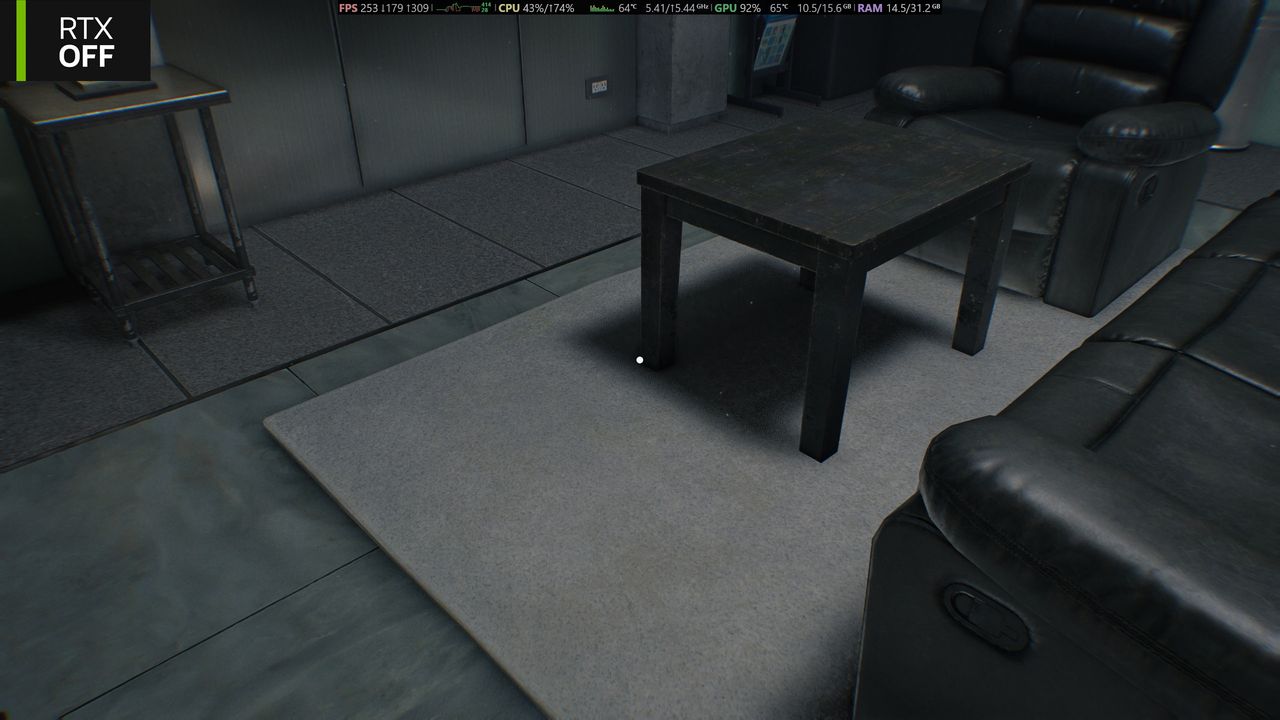Resident Evil Requiem - porównanie Path Tracing nr 2 - PT OFF