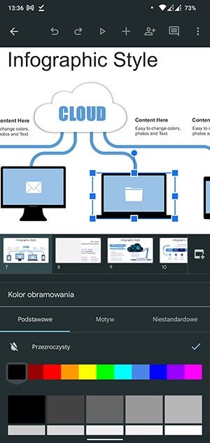 Edycja prezentacji PowerPoint na telefonie