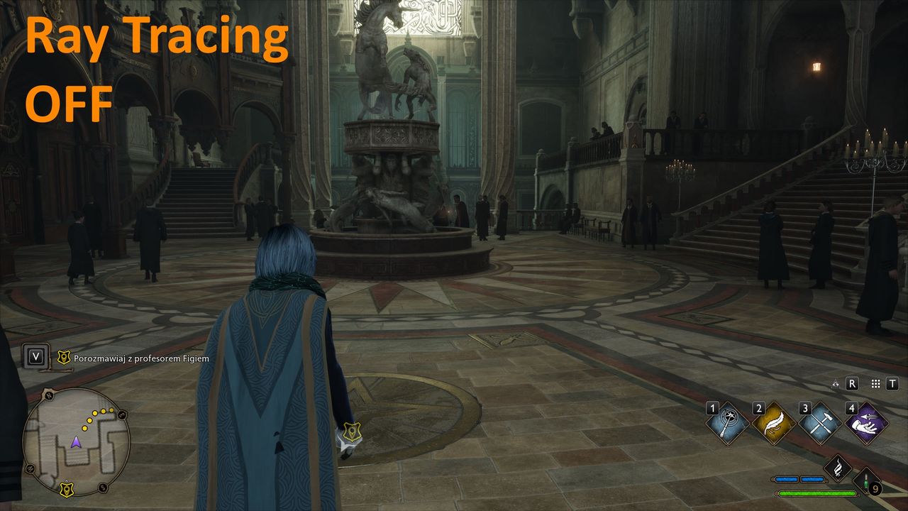 Hogwarts Legacy - ustawienia  niskie