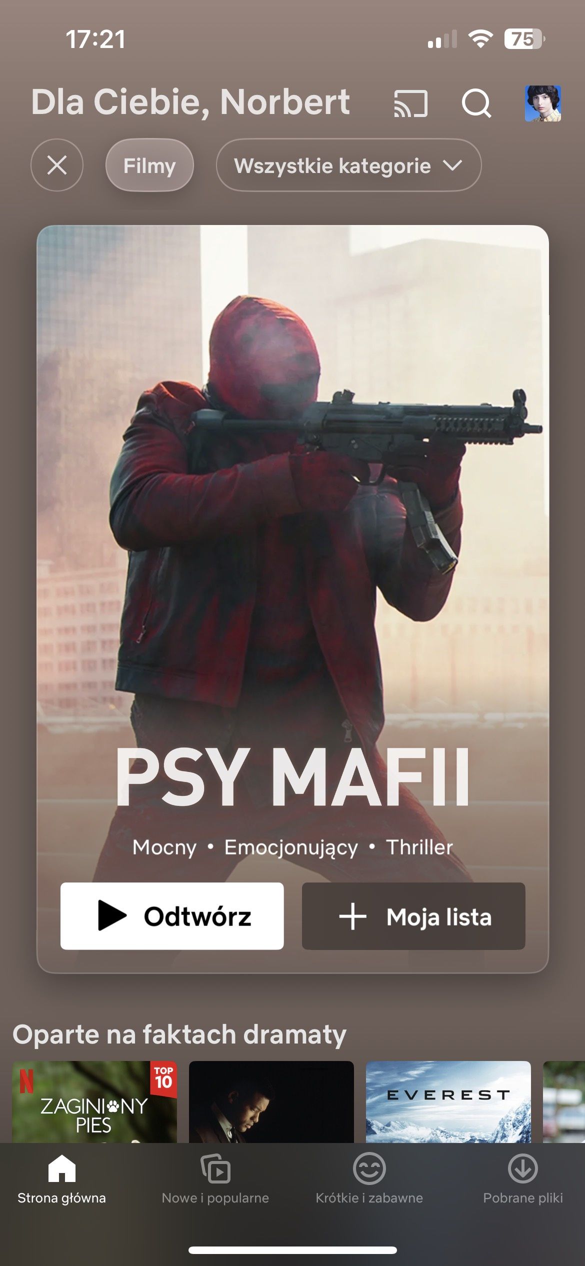 Netflix aplikacja iOS