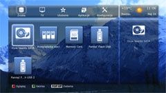 Dune HD TV - menu ekranowe