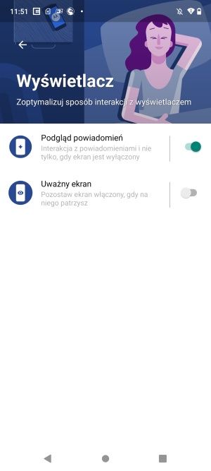 Motorola Edge 30 Neo system wyświetlacz