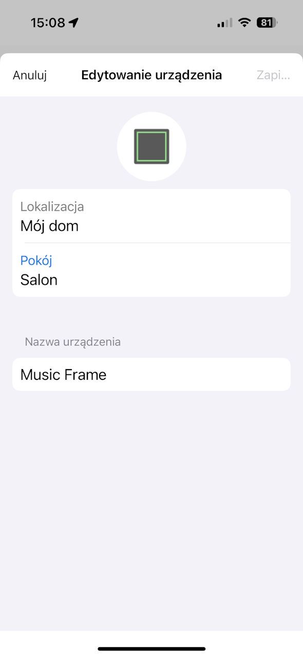 Samsung Music Frame - ustawienia zaawnsowane 3