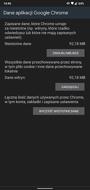 czyszczenie pamięci przeglądarki internetowej