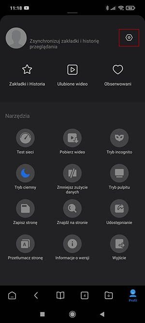 przeglądarka internetowa Xiaomi 2