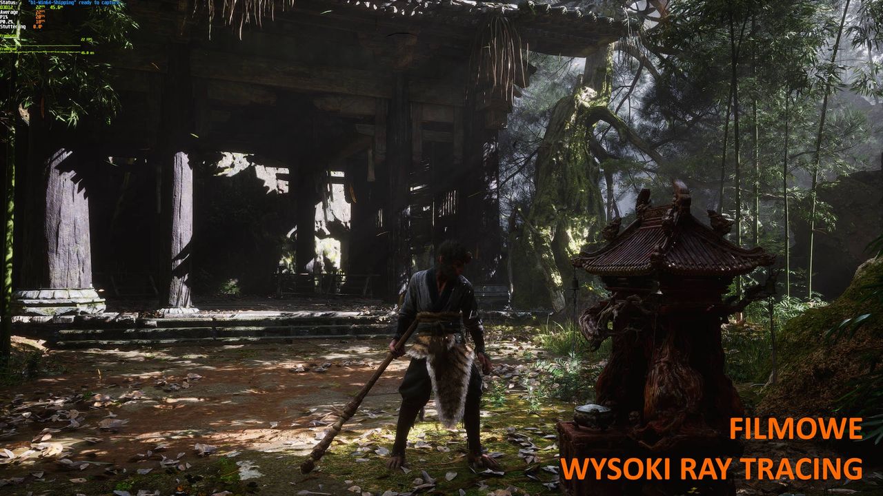 Black Myth Wukong - porównanie 3 - ustawienia filmowe + wysoki RT