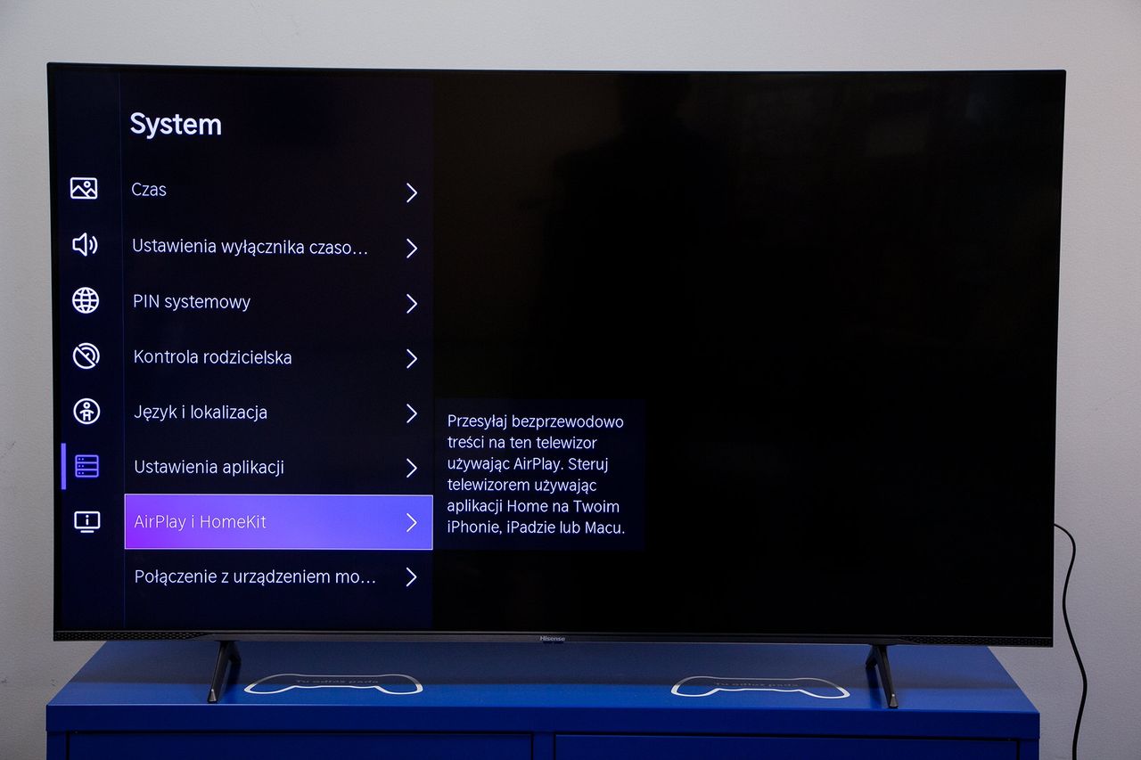 Hisense E7 Pro (55E7KQ) - VIDAA ustawienia 4