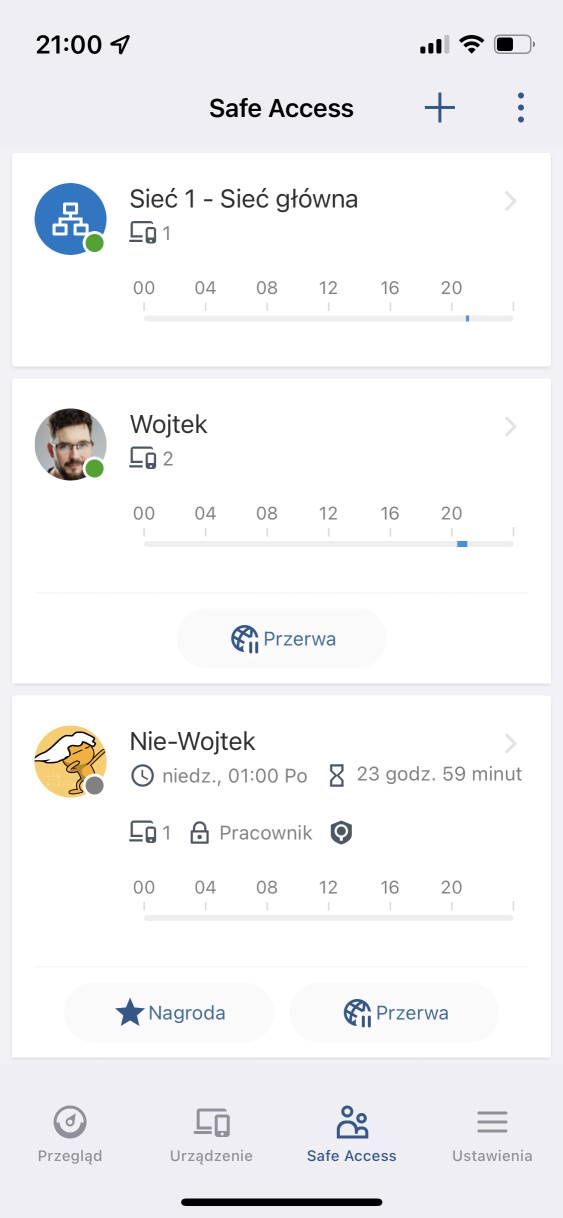Synology RT6600ax - aplikacja DS Safe Access